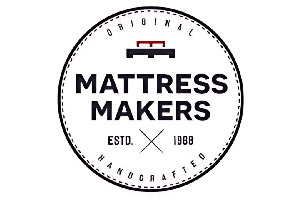High-quality logo of Mattress Makers, a trusted mattress brand established in 1880, emphasizing handcrafted mattresses and mattress education.