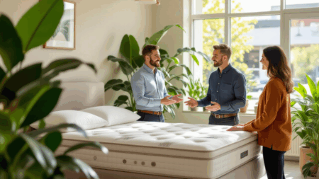 Luxury mattress shopping consultation for a custom sleep experience at The Mattress Underground.
