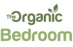 Logo for The Organic Bedroom, emphasizing organic mattresses and eco-friendly sleep solutions for healthier bedding choices.