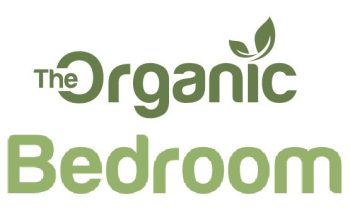 Logo for The Organic Bedroom, emphasizing organic mattresses and eco-friendly sleep solutions for healthier bedding choices.