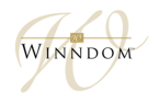 Gold-colored Winndom Mattress Logo